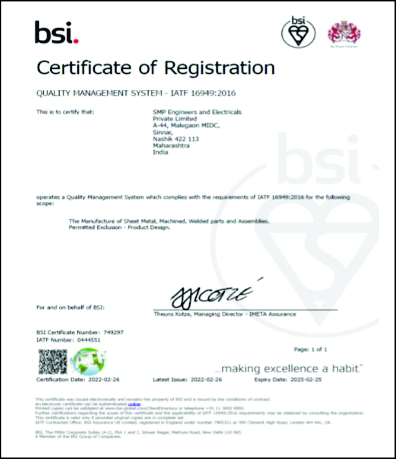 Registration Certificate1